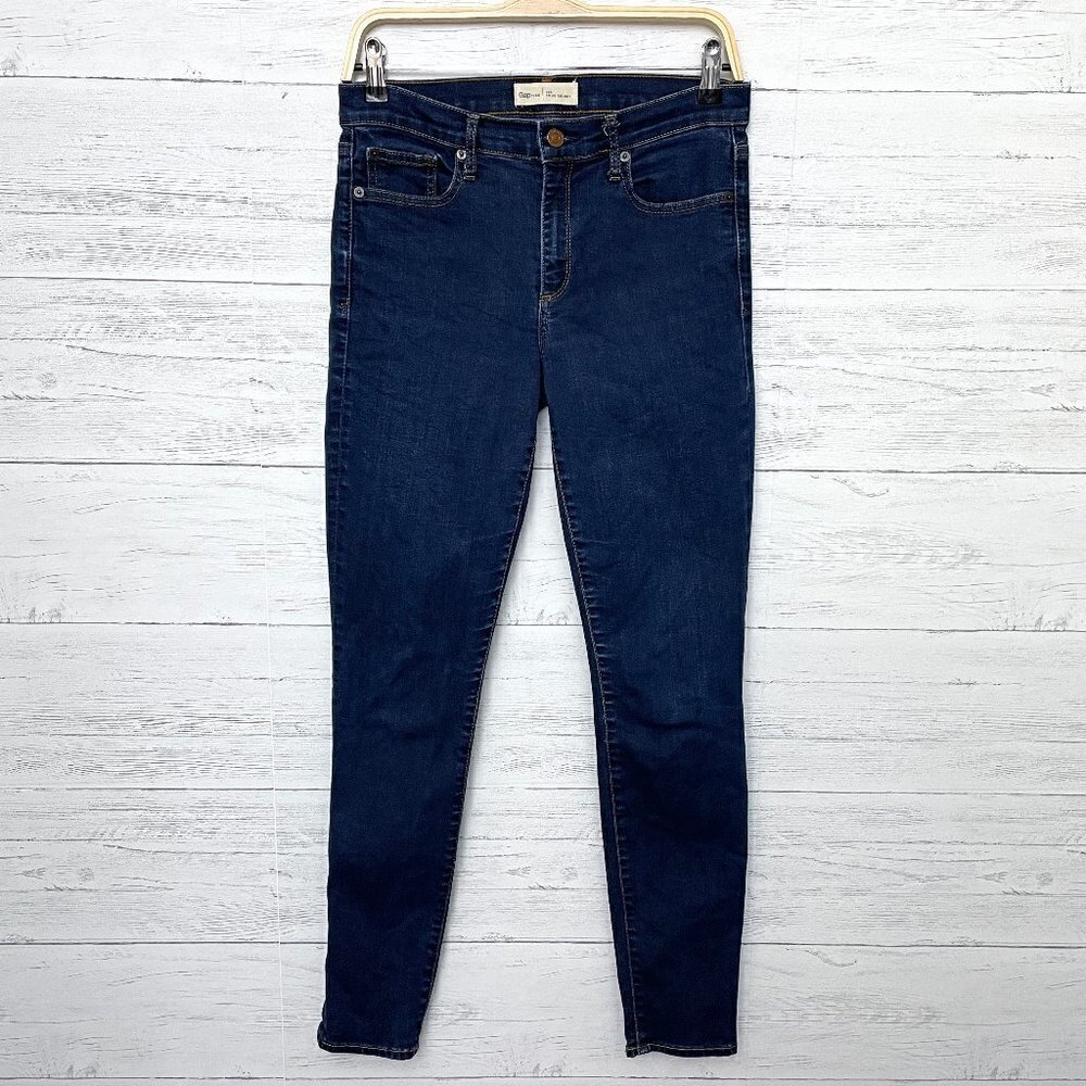Gap 1969 Women's Jeans True Skinny Dark Wash size 8L length 31"